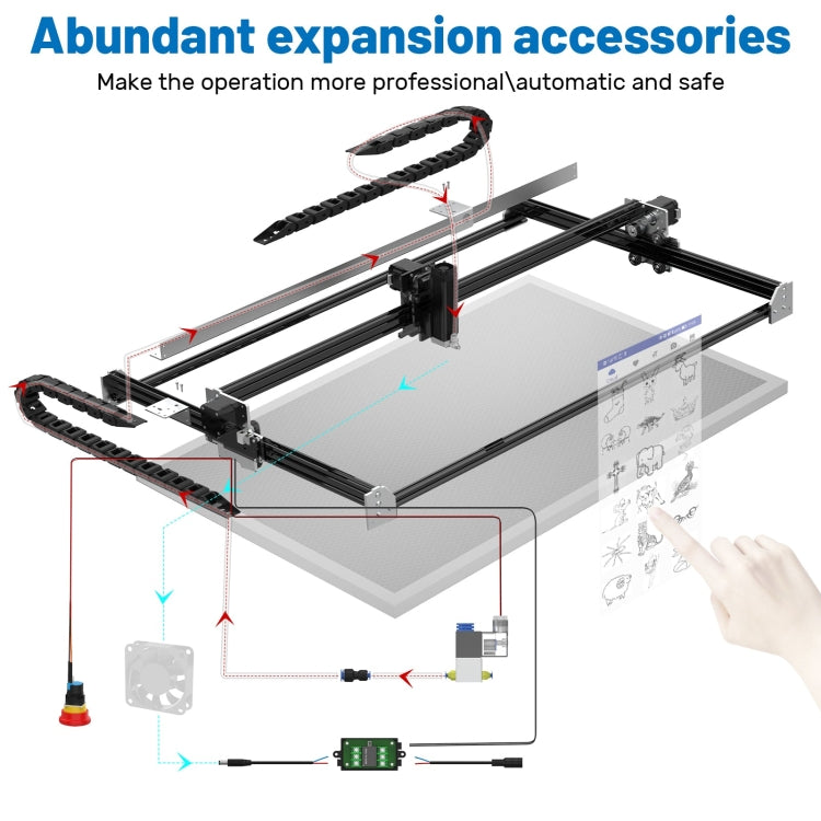 NEJE MASTER 3 MAX Laser Engraver with E30130 Laser Module(EU Plug) - Consumer Electronics by NEJE | Online Shopping UK | buy2fix