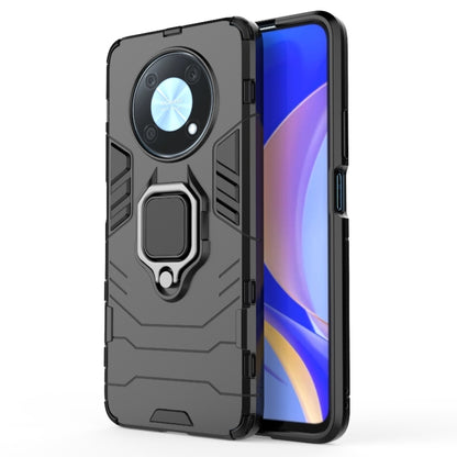 For Huawei nova Y90/Enjoy 50 Pro Shockproof PC + TPU Protective Case with Magnetic Ring Holder(Black) - Mobile Accessories by buy2fix | Online Shopping UK | buy2fix