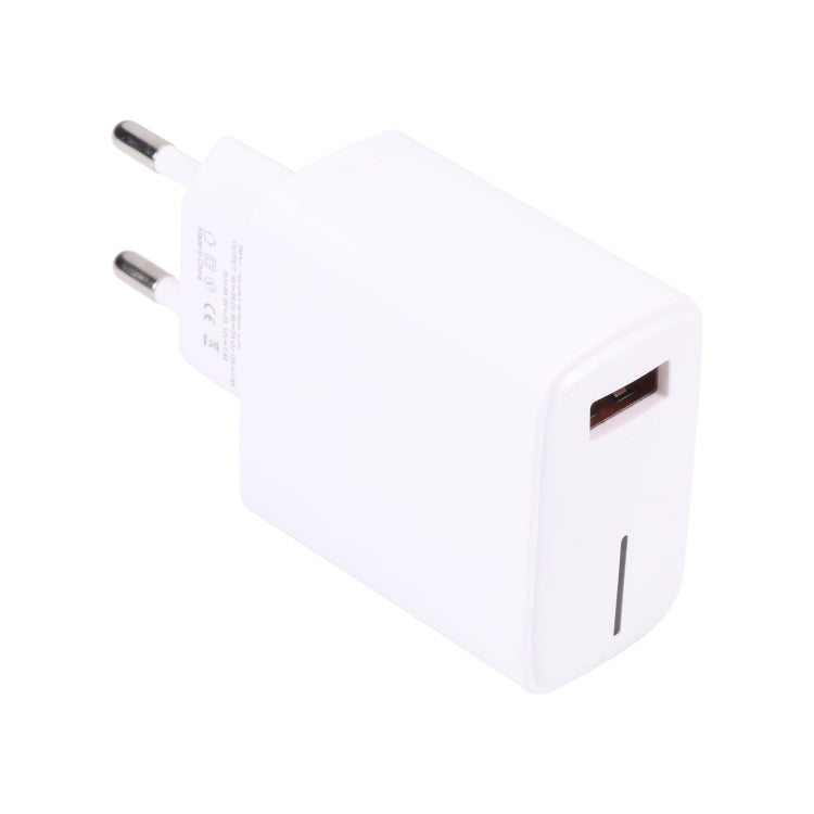 LZ-1130 QC 3.0 USB Charger, Plug Type:EU Plug(White) - Apple Accessories by buy2fix | Online Shopping UK | buy2fix