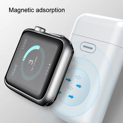 WPB01 USB Portable Magnetic Wireless Charger For Apple Watch(White) - Smart Wear by buy2fix | Online Shopping UK | buy2fix