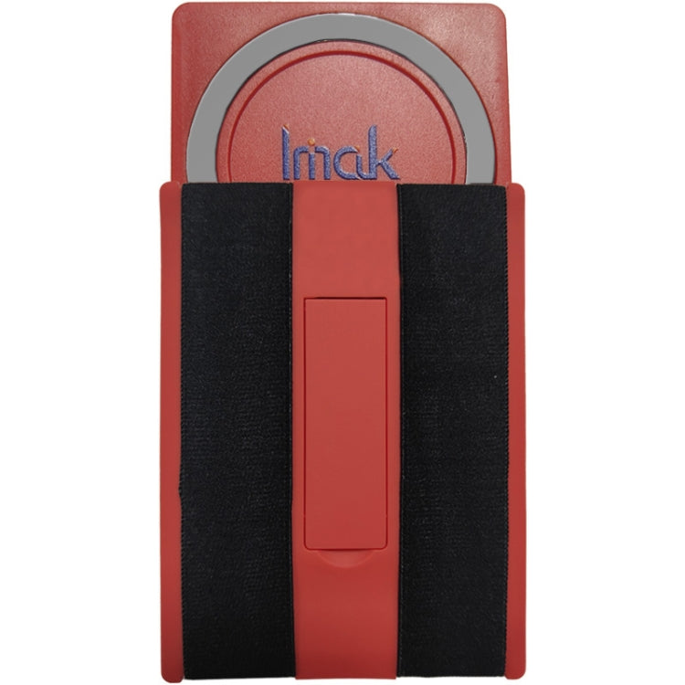 imak MagSafe Wireless ChargingCard-type Multi-function Mobile Phone Holder(Red) - Lazy Bracket by imak | Online Shopping UK | buy2fix