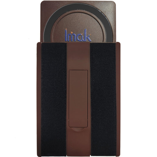 imak MagSafe Wireless ChargingCard-type Multi-function Mobile Phone Holder(Brown) - Lazy Bracket by imak | Online Shopping UK | buy2fix