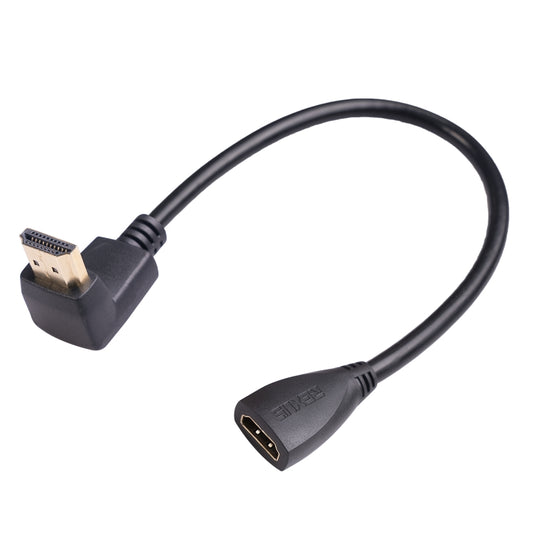 HD270-03 30cm HDMI Male Elbow to Female Adapter Cable, Type:270 Degrees - Cable by buy2fix | Online Shopping UK | buy2fix