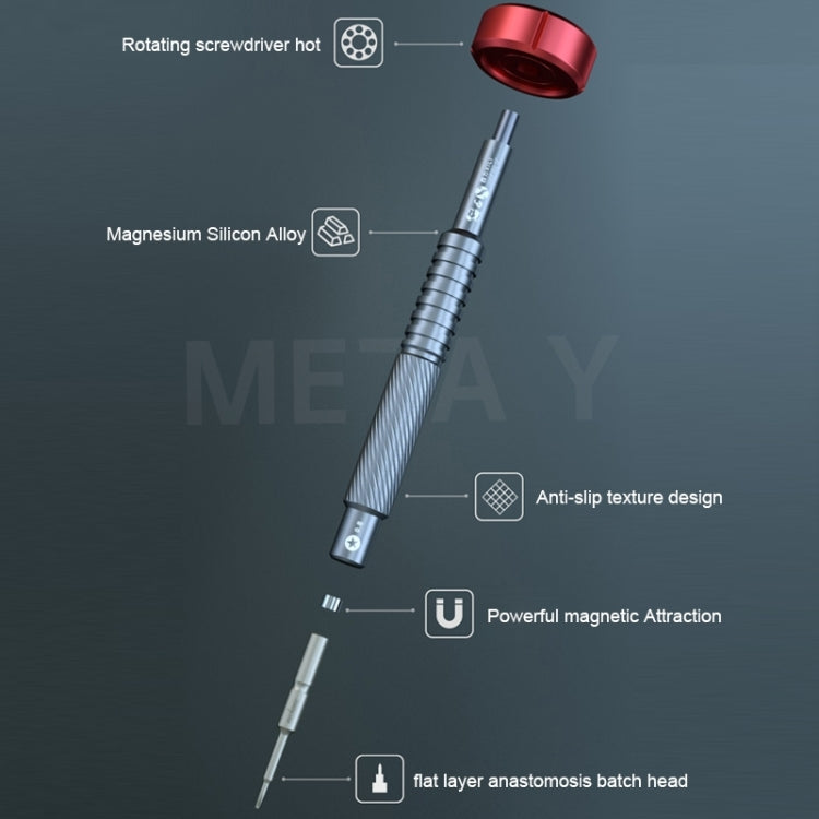 MECHANIC META Y Tri-point 0.6 Alloy Magnetic Screwdriver for Phone Repair - Screwdriver by MECHANIC | Online Shopping UK | buy2fix