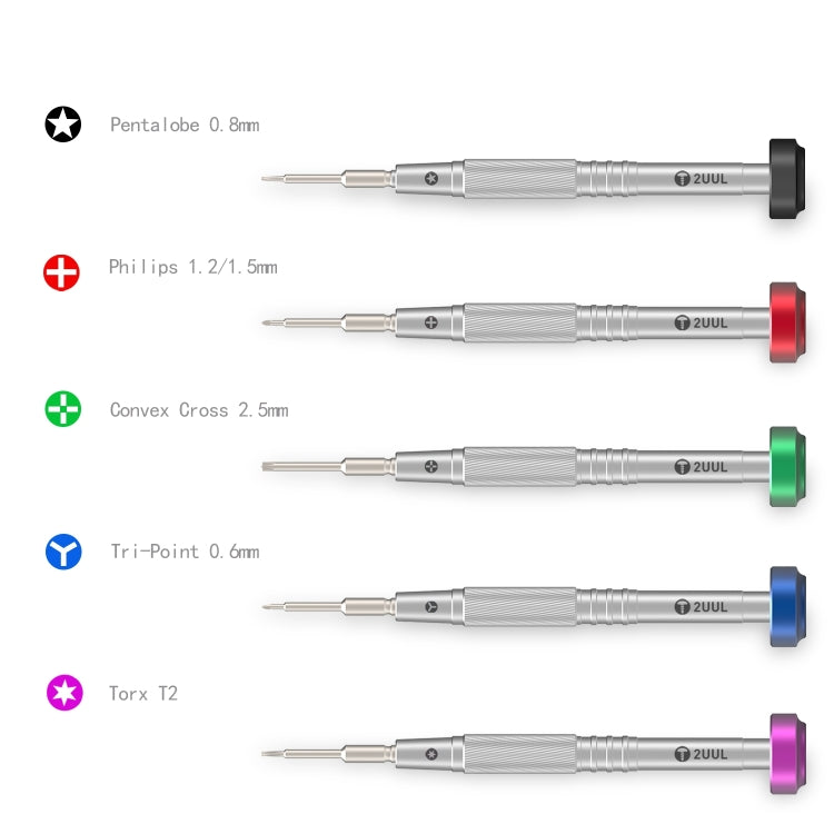 2UUL Torx T2 Colorful Flyshaft Screwdriver - Repair & Spare Parts by 2UUL | Online Shopping UK | buy2fix