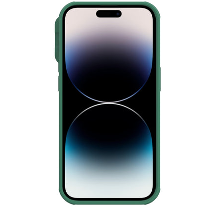 For iPhone 14 Pro Max NILLKIN CamShield Pro Protective Phone Case(Green) - iPhone 14 Pro Max Cases by NILLKIN | Online Shopping UK | buy2fix