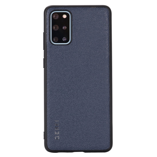 For Galaxy S20 Ultra GEBEI Full-coverage Shockproof Leather Protective Case(Blue) - Galaxy Phone Cases by GEBEI | Online Shopping UK | buy2fix