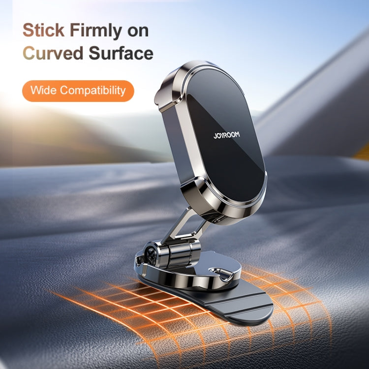 JOYROOM JR-ZS312 Foldable Magnetic Car Dashboard Phone Mount(Dark Grey) - In Car by JOYROOM | Online Shopping UK | buy2fix