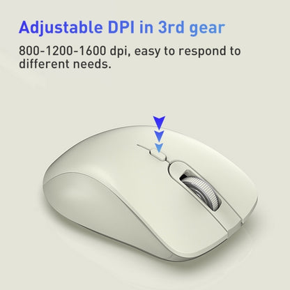 FOREV FV-G200 Wireless Ergonomic Vertical Side Button Mouse(Milk Tea Color) - Wireless Mice by buy2fix | Online Shopping UK | buy2fix