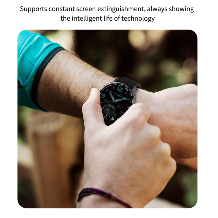 Ochstin 5H30 1.28 Inch HD Round Screen Silicone Strap Smart Sports Watch(Lake Blue) - Smart Wear by OCHSTIN | Online Shopping UK | buy2fix