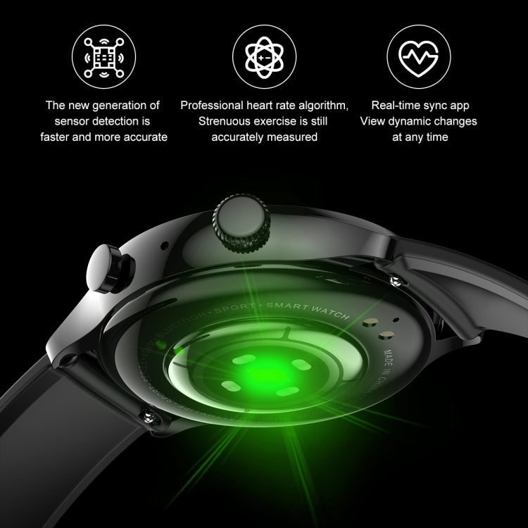 Ochstin 5HK8 Pro 1.36 inch Round Screen Blood Oxygen Blood Pressure Monitoring Bluetooth Smart Watch, Strap:Steel(Silver) - Smart Wear by OCHSTIN | Online Shopping UK | buy2fix
