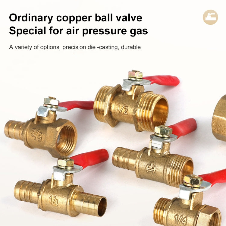 LAIZE Pneumatic Hose Connector Copper Ball Valve, Specification:Inside and Outside 3 3/8 inch -  by LAIZE | Online Shopping UK | buy2fix