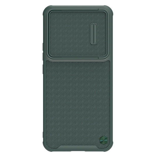 For Xiaomi 12T/Redmi K50 Ultra NILLKIN 3D Textured Camshield PC + TPU Phone Case(Green) - Xiaomi Cases by NILLKIN | Online Shopping UK | buy2fix