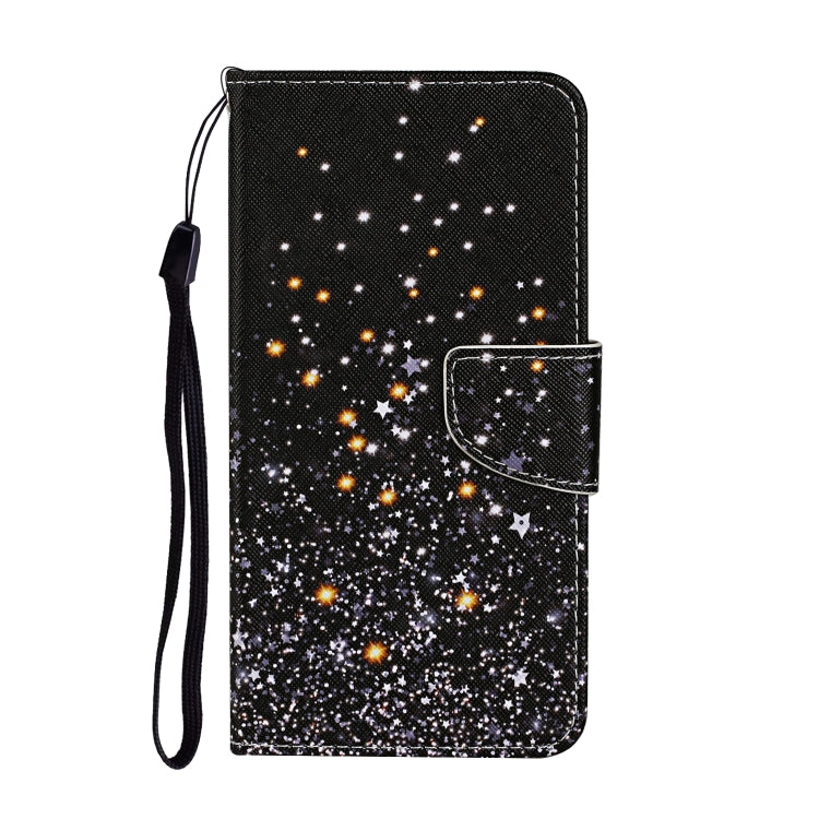 For Xiaomi Redmi A1 Colored Drawing Pattern Leather Phone Case(Black Pentagram) - Xiaomi Cases by buy2fix | Online Shopping UK | buy2fix