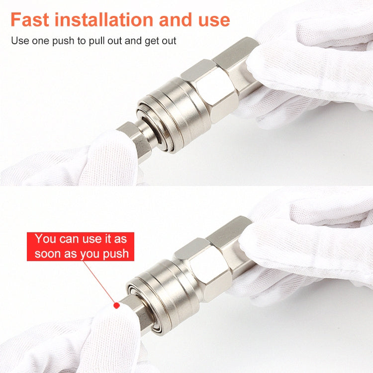 LAIZE SH-40 10pcs C-type Self-lock Pneumatic Quick Fitting Connector -  by LAIZE | Online Shopping UK | buy2fix