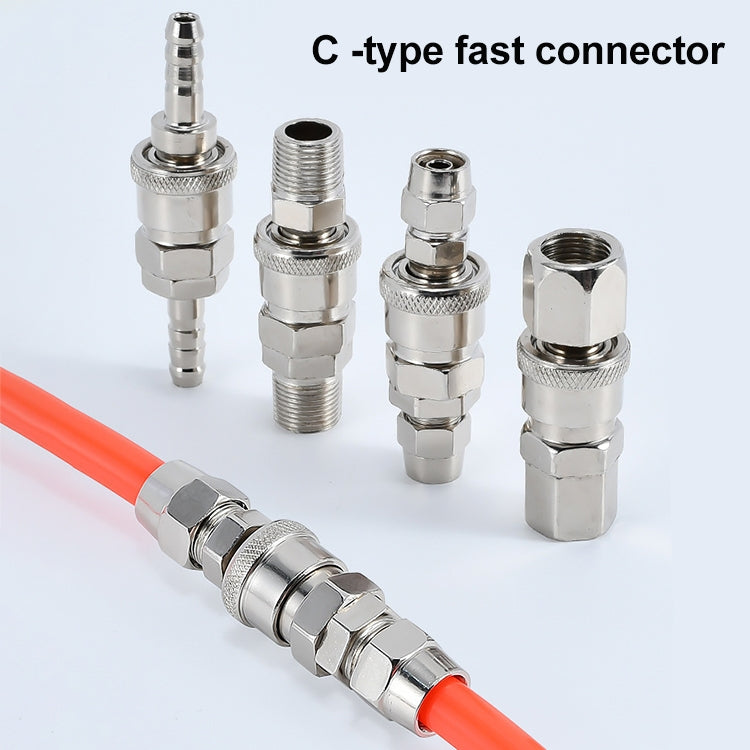 LAIZE SP+PP-30 10pcs C-type Self-lock Air Tube Pneumatic Quick Fitting Connector - Interface Series by LAIZE | Online Shopping UK | buy2fix