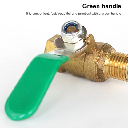 LAIZE Pneumatic Hose Connector Thickened Brass Ball Valve, Size:Outside 3 Point-Barb 10mm -  by LAIZE | Online Shopping UK | buy2fix