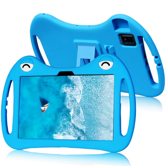 For TCL Tab 10s 5G Cartoon Silicone Shockproof Protective Tablet Case with Stand & Pen Slot(Blue) - Others by buy2fix | Online Shopping UK | buy2fix