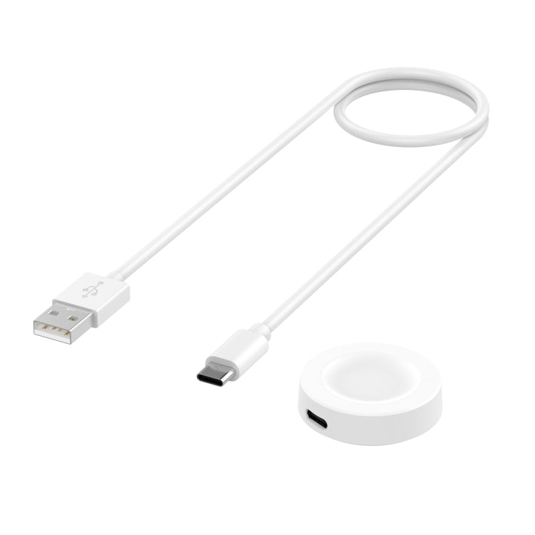 Smart Watch Magnetic Charging Cable, Length: 1m, Split Version(White) - Smart Wear by buy2fix | Online Shopping UK | buy2fix