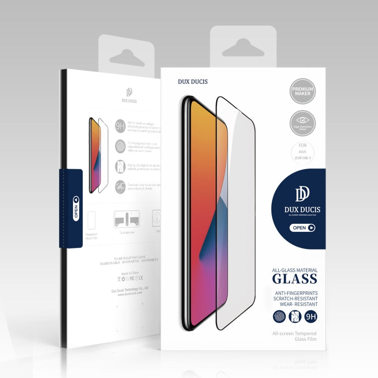 For Asus Zenfone 9 10pcs DUX DUCIS 0.33mm 9H Medium Alumina HD Full Screen Tempered Glass Film - ASUS Tempered Glass by DUX DUCIS | Online Shopping UK | buy2fix