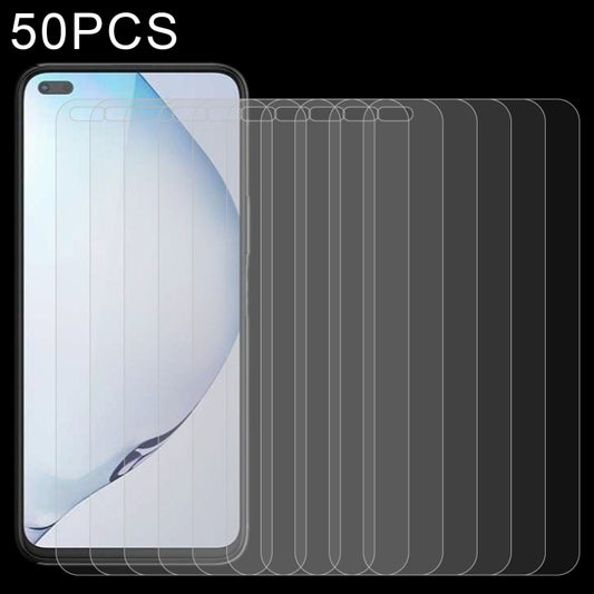 For Huawei Enjoy 50 Plus 50 PCS 0.26mm 9H 2.5D Tempered Glass Film - Huawei Tempered Glass by buy2fix | Online Shopping UK | buy2fix