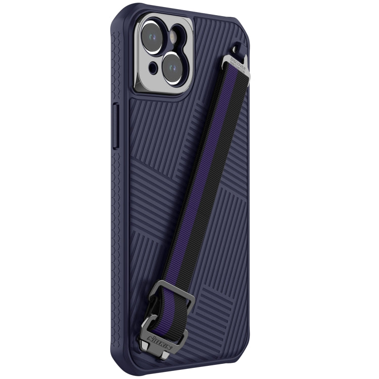 For iPhone 14 Plus NILLKIN Shadow Series Magnetic Magsafe Phone Case(Purple) - iPhone 14 Plus Cases by NILLKIN | Online Shopping UK | buy2fix