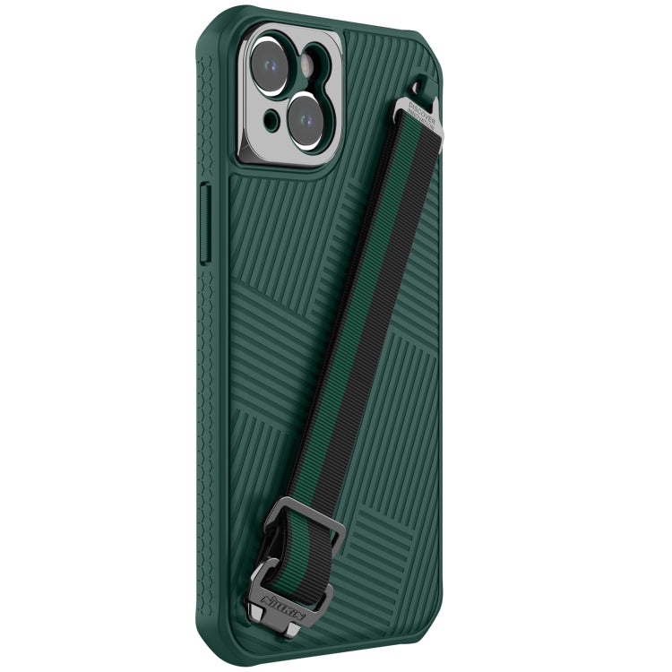 For iPhone 14 Plus NILLKIN Shadow Series TPU Phone Case(Green) - iPhone 14 Plus Cases by NILLKIN | Online Shopping UK | buy2fix