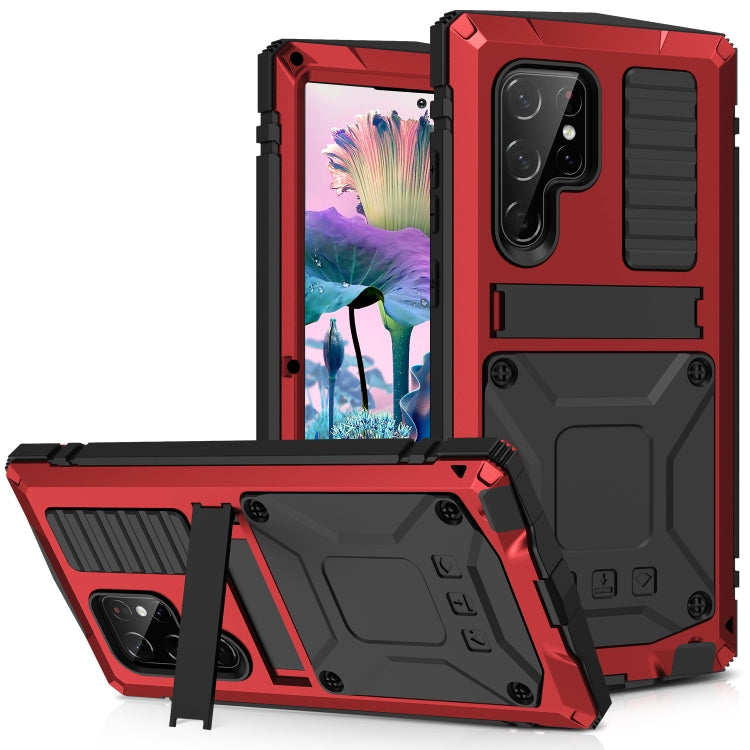 For Samsung Galaxy S23 Ultra 5G R-JUST Life Waterproof Dustproof Shockproof Phone Case(Red) - Galaxy S23 Ultra 5G Cases by R-JUST | Online Shopping UK | buy2fix