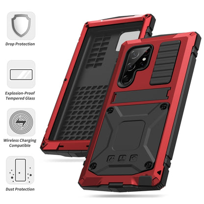 For Samsung Galaxy S23 Ultra 5G R-JUST Life Waterproof Dustproof Shockproof Phone Case(Red) - Galaxy S23 Ultra 5G Cases by R-JUST | Online Shopping UK | buy2fix