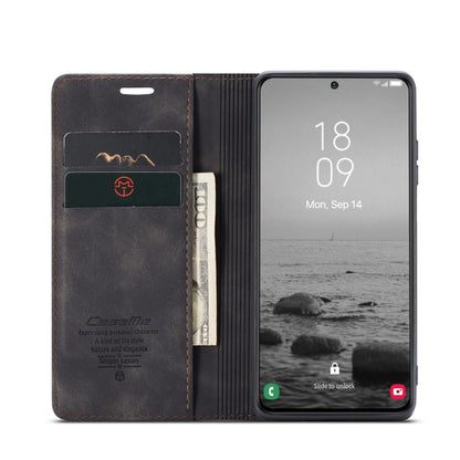 For Samsung Galaxy S23+ 5G CaseMe 013 Multifunctional Horizontal Flip Leather Phone Case(Black) - Galaxy S23+ 5G Cases by CaseMe | Online Shopping UK | buy2fix