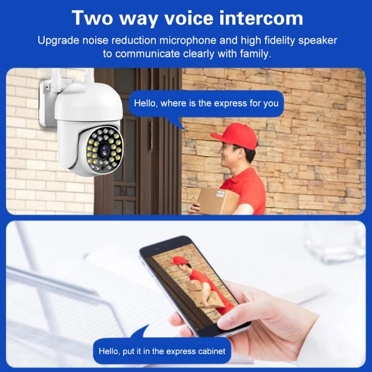 A13 1080P 28 Lights Smart PTZ Camera Supports Two-way Voice Intercom - Security by buy2fix | Online Shopping UK | buy2fix