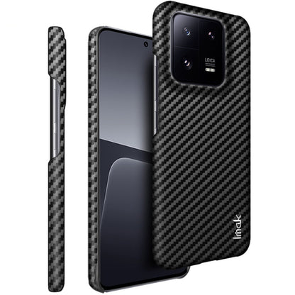 For Xiaomi 13 Pro 5G 8.38mm Ceramic Version IMAK Ruiyi Series Carbon Fiber PU + PC Phone Case(Black) - 13 Pro Cases by imak | Online Shopping UK | buy2fix