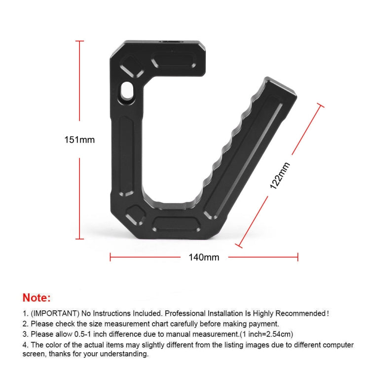 For Jeep Wrangler JK 2007-2018 Car Modification Aluminum Interior Handle(Blue) - In Car by buy2fix | Online Shopping UK | buy2fix