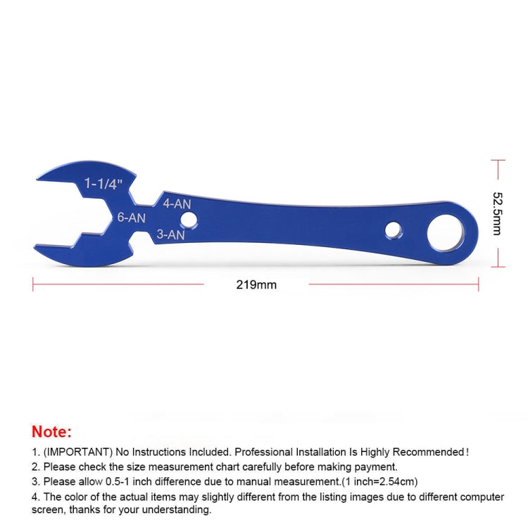 AN3 AN4 AN6 1-1/4 inch Car Modification Oil Cooling Joint Wrench - In Car by buy2fix | Online Shopping UK | buy2fix