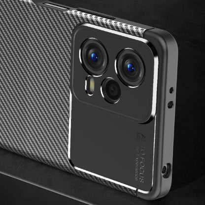 For Xiaomi Redmi Note 12 Global/Poco X5 Carbon Fiber Texture Shockproof TPU Phone Case(Black) - Note 12 Cases by buy2fix | Online Shopping UK | buy2fix