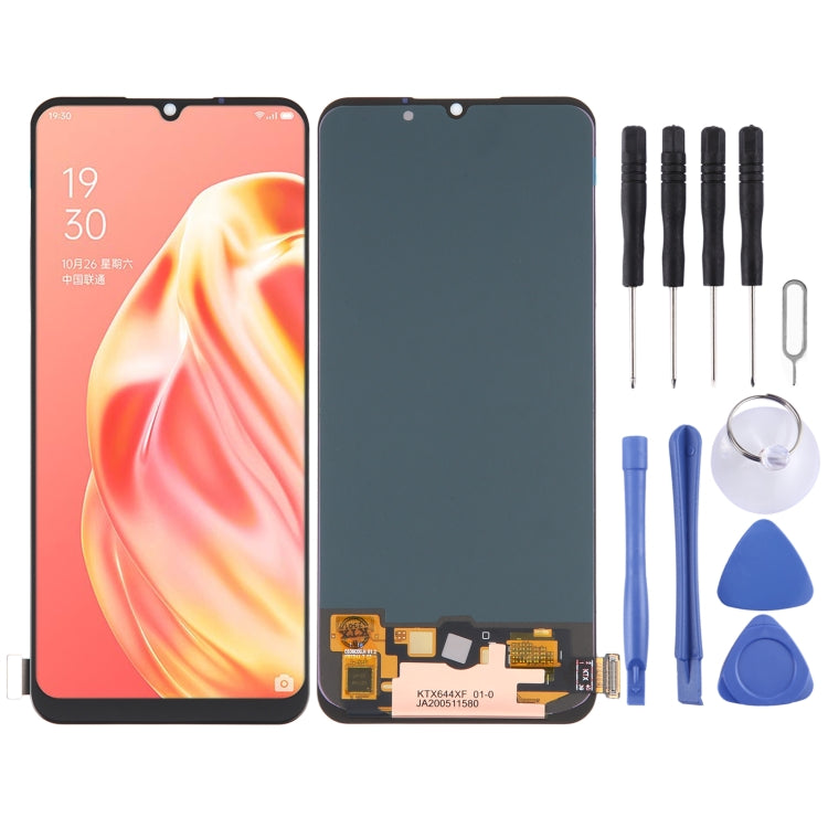 OLED LCD Screen For OPPO Reno3 4G / Reno3 5G / Reno3 Youth / A91 / F15 / F17 / A73 4G / Find X2 Lite with Digitizer Full Assembly - Repair & Spare Parts by buy2fix | Online Shopping UK | buy2fix