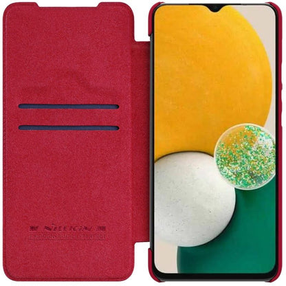 For Samsung Galaxy A14 5G NILLKIN QIN Series Crazy Horse Texture Leather Case(Red) - Galaxy Phone Cases by NILLKIN | Online Shopping UK | buy2fix