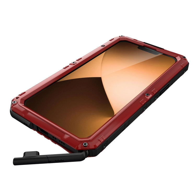 For iPhone 14 Pro RedPepper Wolf 360 Full Body Rugged Life Waterproof Phone Case(Red) - iPhone 14 Pro Cases by RedPepper | Online Shopping UK | buy2fix