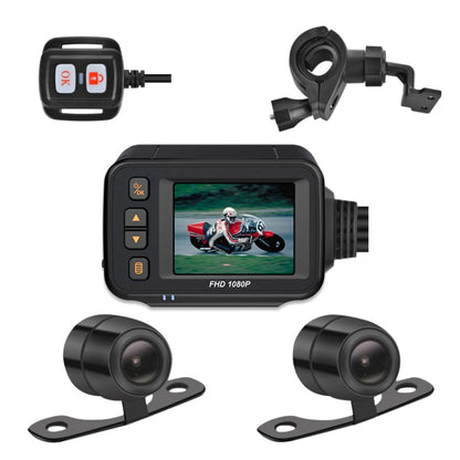 SE30 2.0 inch 1080P Waterproof HD Motorcycle DVR, Support TF Card / Cycling Video / Parking Monitoring - In Car by buy2fix | Online Shopping UK | buy2fix