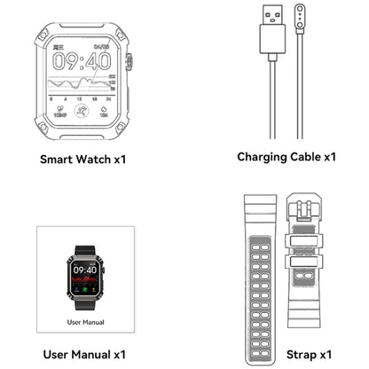 Rogbid Tank S2 1.83 inch IPS Screen Smart Watch, Support Bluetooth Calling / Blood Pressure / Sleep Monitoring(Green) - Smart Watches by Rogbid | Online Shopping UK | buy2fix