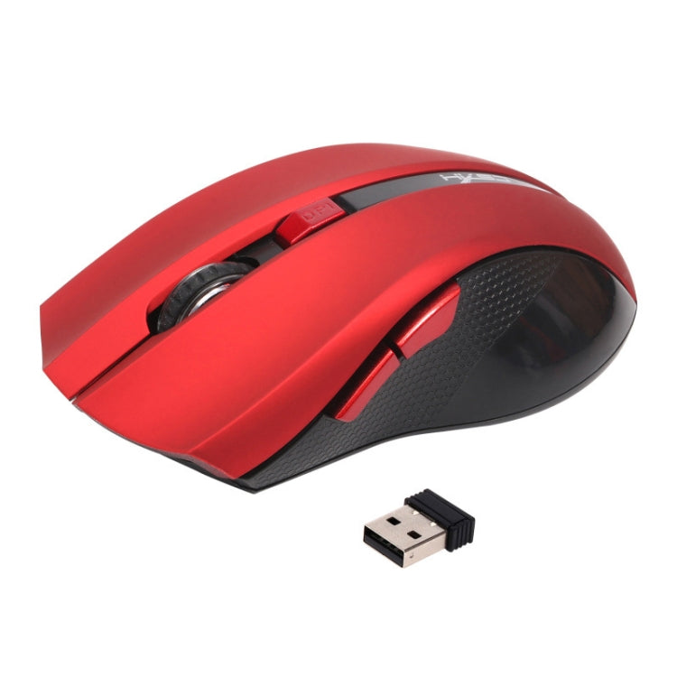 HXSJ X50 2.4G 6 Keys 1600DPI Three-speed Adjustable Wireless Mouse(Red) -  by HXSJ | Online Shopping UK | buy2fix