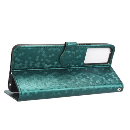 For TCL 40 SE Honeycomb Dot Texture Leather Phone Case(Green) - More Brand by buy2fix | Online Shopping UK | buy2fix