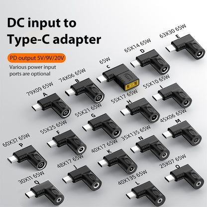 7.9x0.9mm 65W DC Input to USB-C / Type-C PD Power Adapter - Computer & Networking by buy2fix | Online Shopping UK | buy2fix