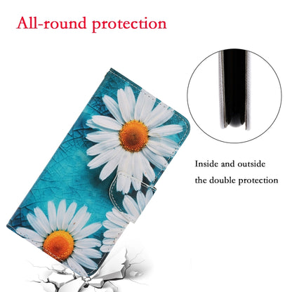 For Xiaomi Redmi Note 12 4G Global Colored Drawing Pattern Flip Leather Phone Case(Daisy) - Note 12 Cases by buy2fix | Online Shopping UK | buy2fix