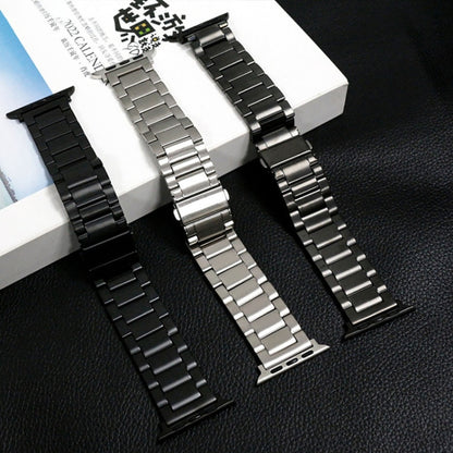 Quick Disassembly Titanium Alloy Watch Band For Apple Watch Ultra 49mm&Watch Ultra 2 49mm / Series 9&8&7 45mm / SE 3&SE 2&6&SE&5&4 44mm / 3&2&1 42mm (Silver) - Watch Bands by buy2fix | Online Shopping UK | buy2fix