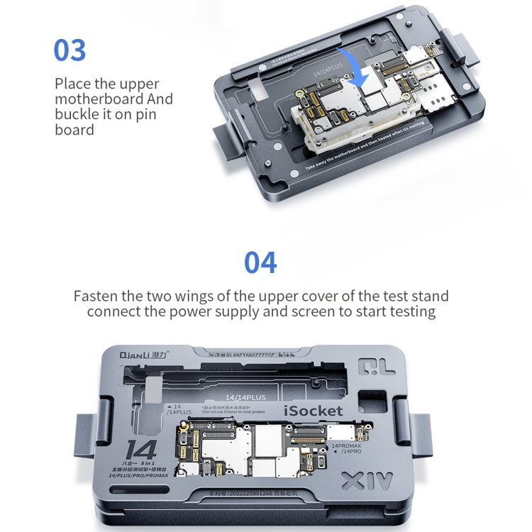 Qianli iSocket Motherboard Layered Test Fixture For iPhone 14 Series - Repair Fixture by QIANLI | Online Shopping UK | buy2fix