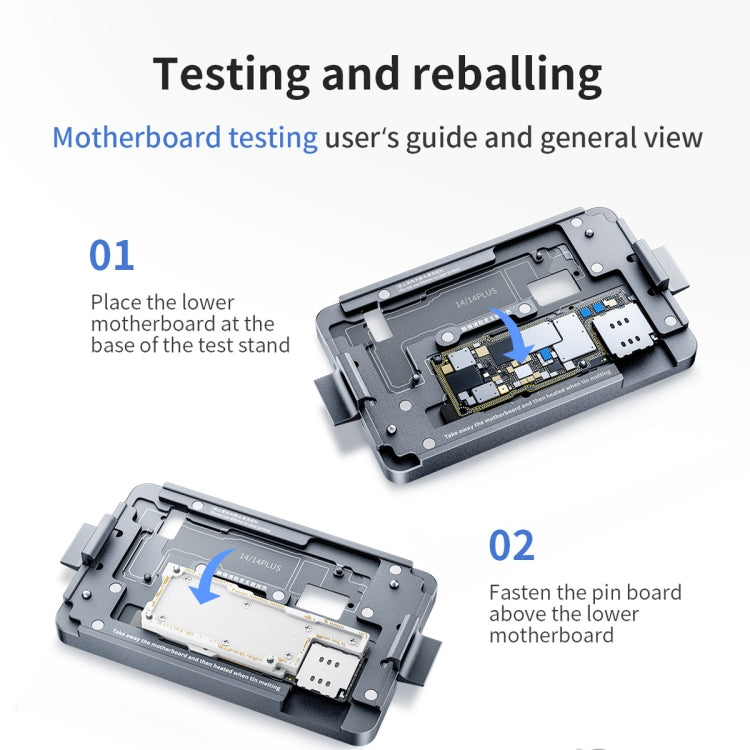 Qianli iSocket Motherboard Layered Test Fixture For iPhone 14 Series - Repair Fixture by QIANLI | Online Shopping UK | buy2fix