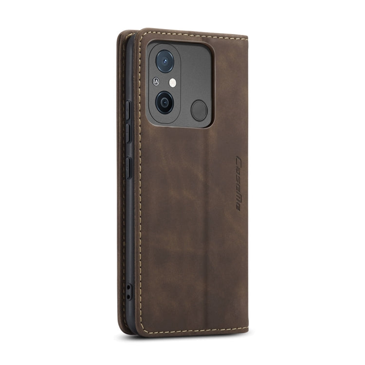 For Xiaomi Redmi 11A / 12C CaseMe 013 Multifunctional Horizontal Flip Leather Phone Case(Coffee) - Xiaomi Cases by CaseMe | Online Shopping UK | buy2fix