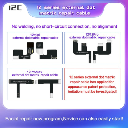 For iPhone X i2C MC12 SK-BOX Dot-matrix Flex Cable V2.0 - Test Tools by i2C | Online Shopping UK | buy2fix