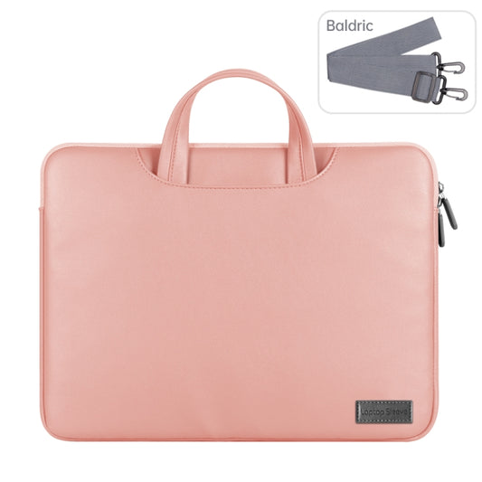 Waterproof PU Laptop Bag Inner Bag, Size:15 inch(Rose Gold) -  by buy2fix | Online Shopping UK | buy2fix